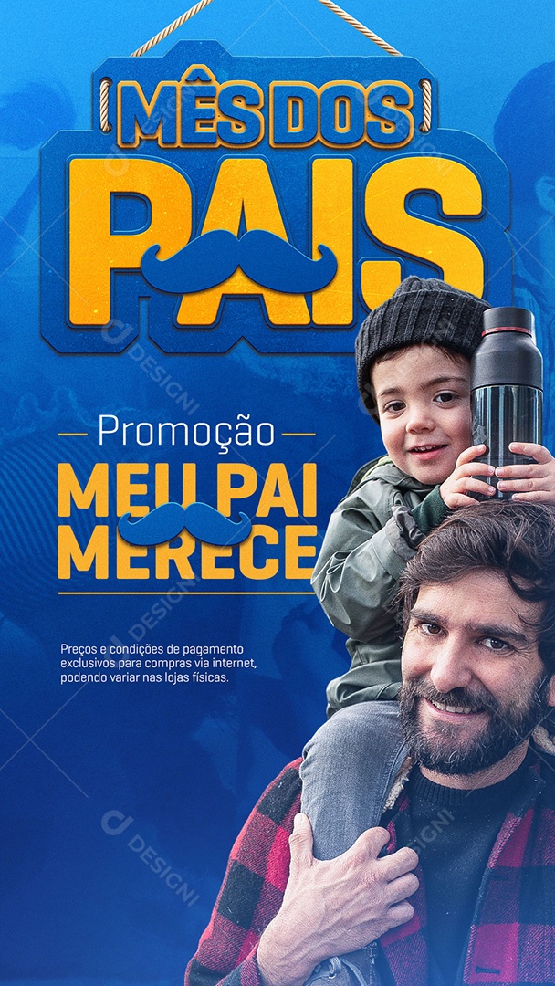 Story Father's Month Promotion My Father Deserves Social Media Editable PSD