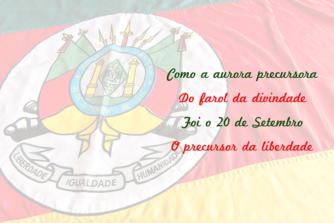 Bandeira do Estado do Rio Grande do Sul, Semana Farroupilha, setembro