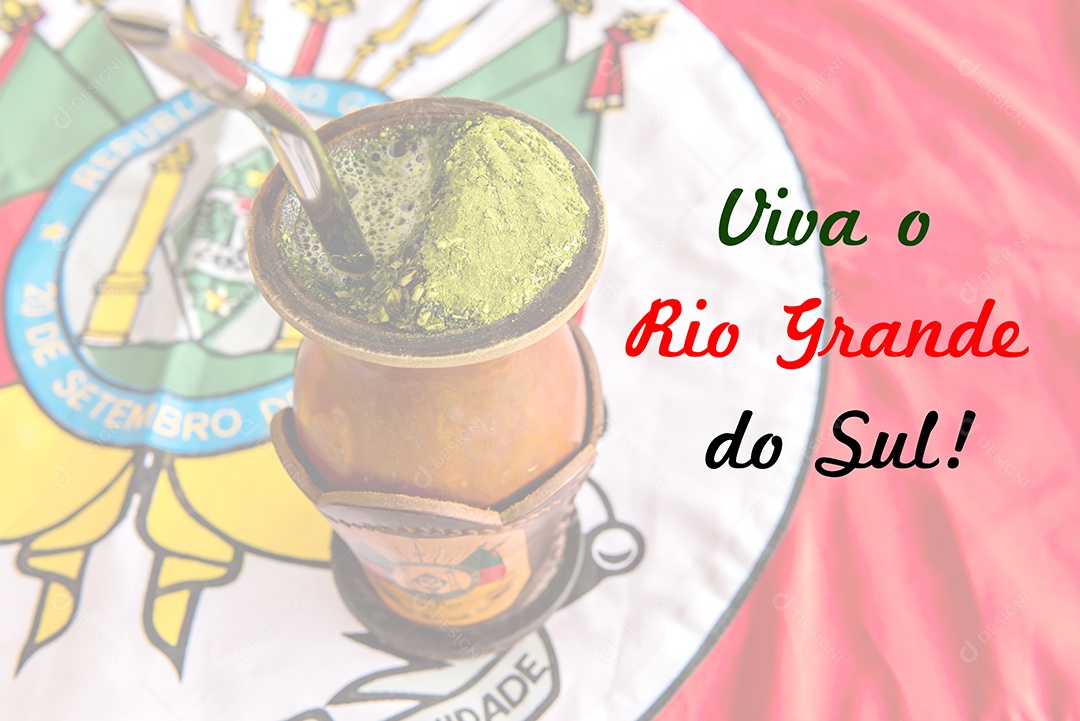 chá de chimarrão de erva-mate tradicional