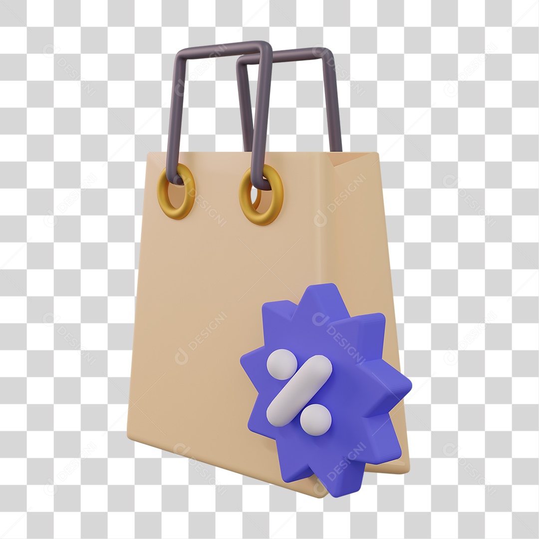 Sacolas de Compras PNG Transparente