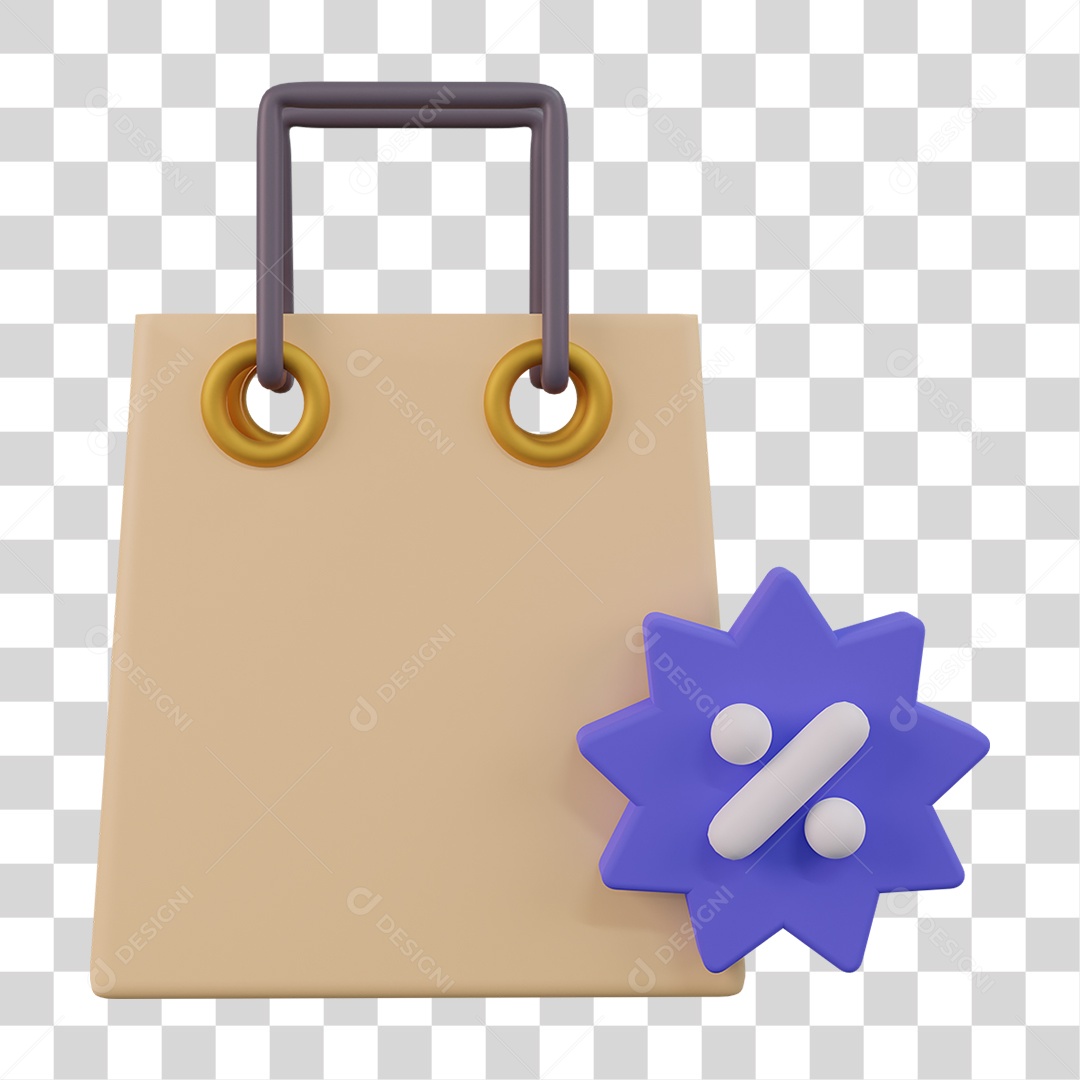 Sacolas de Compras PNG Transparente