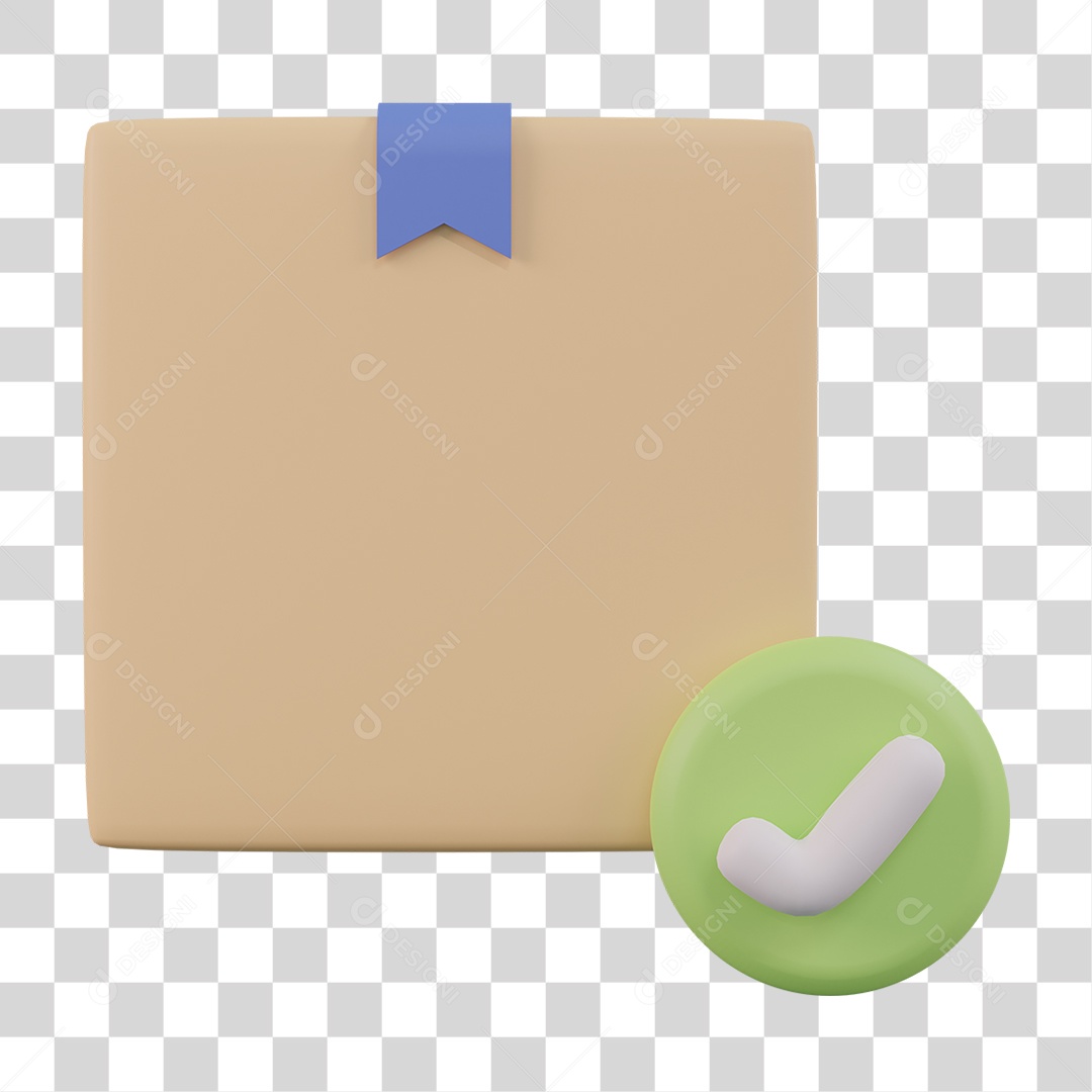 Caixa de Mercadorias Entregue PNG Transparente