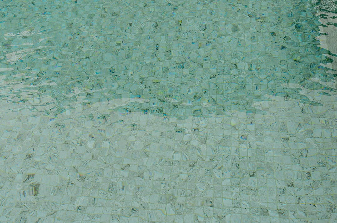 Fundo de água da piscina