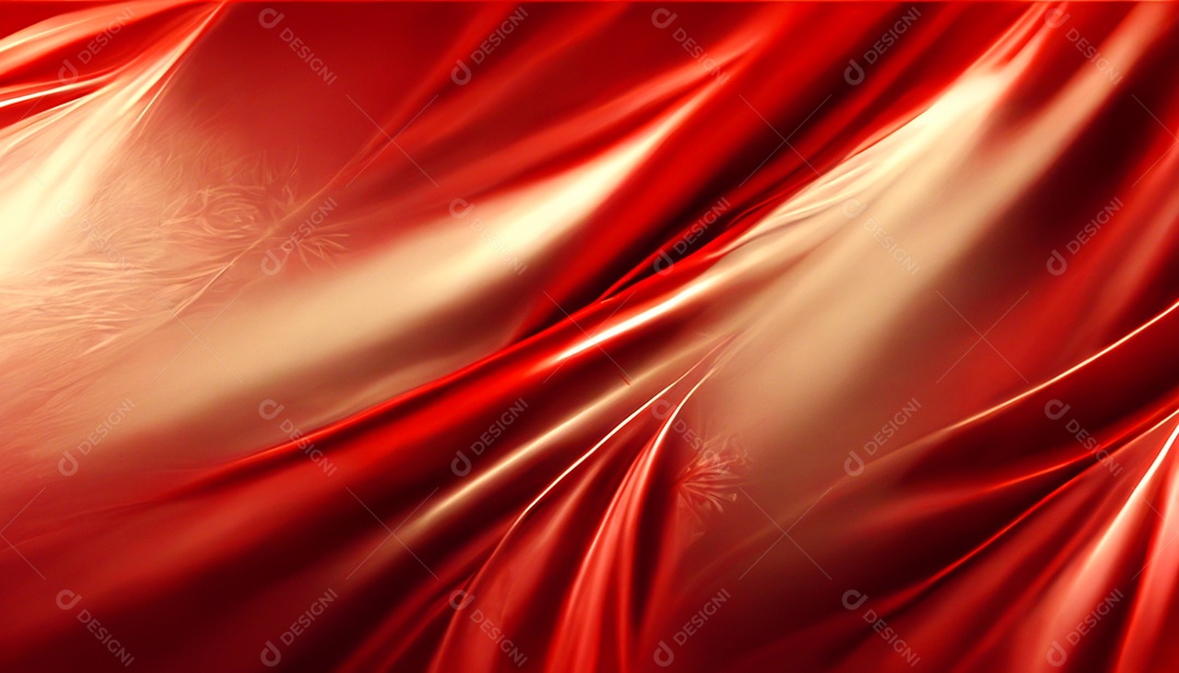 Papel de parede HD de renderização 3D Feliz Natal com fractal vermelho abstrato