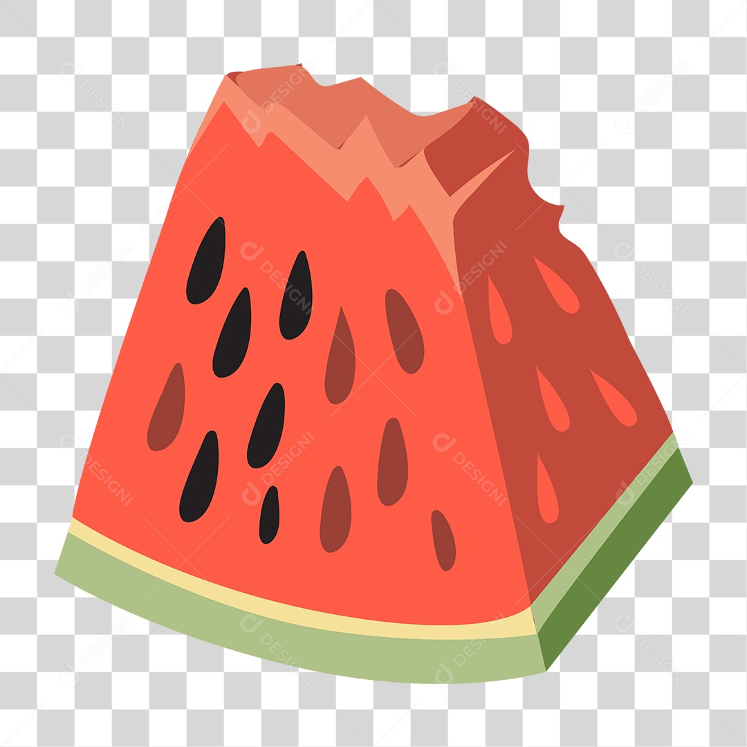 Desenho de fruta melancia