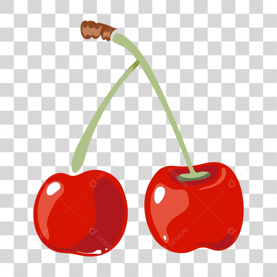 Desenho de fruta cereja
