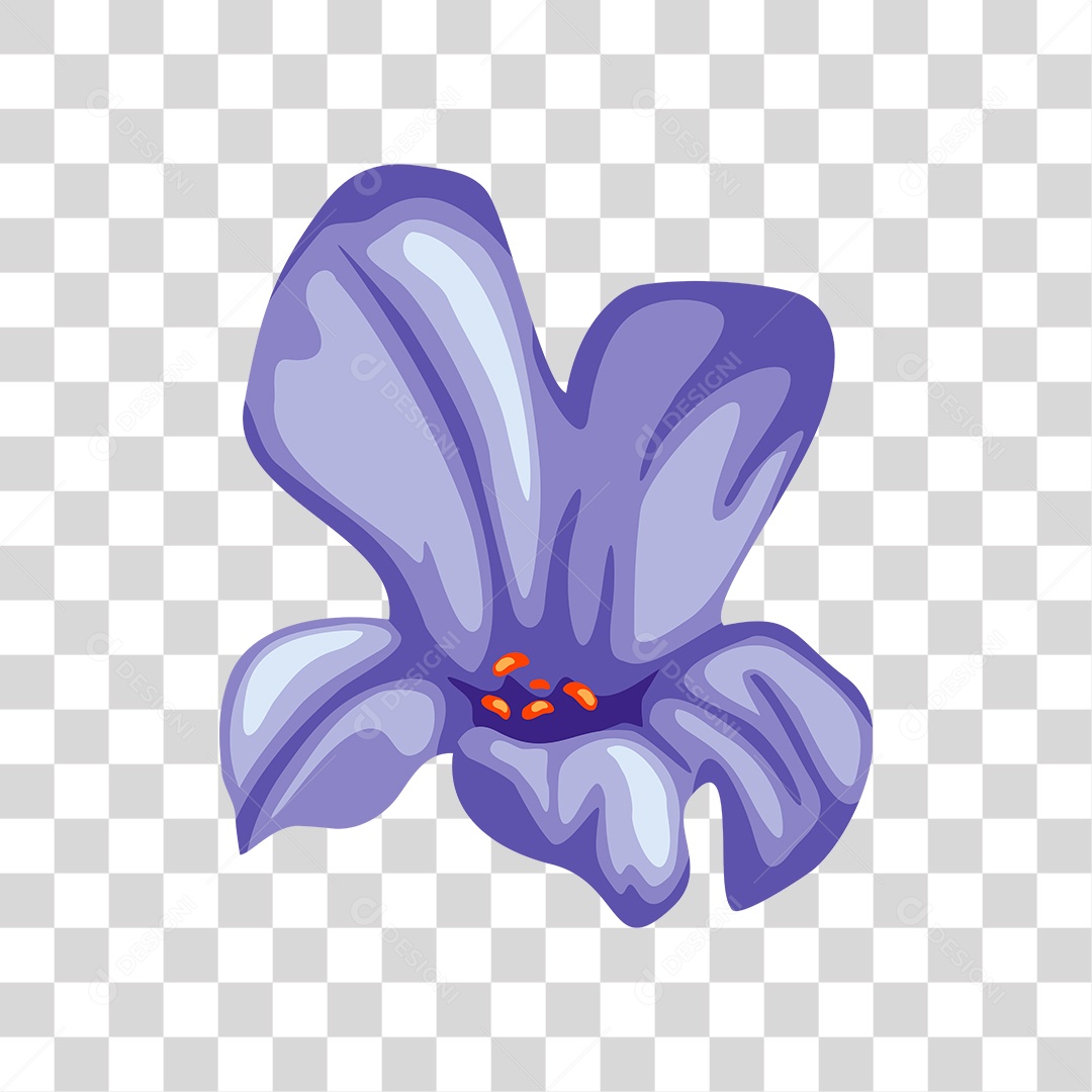 Beautiful purple flower PNG Transparent