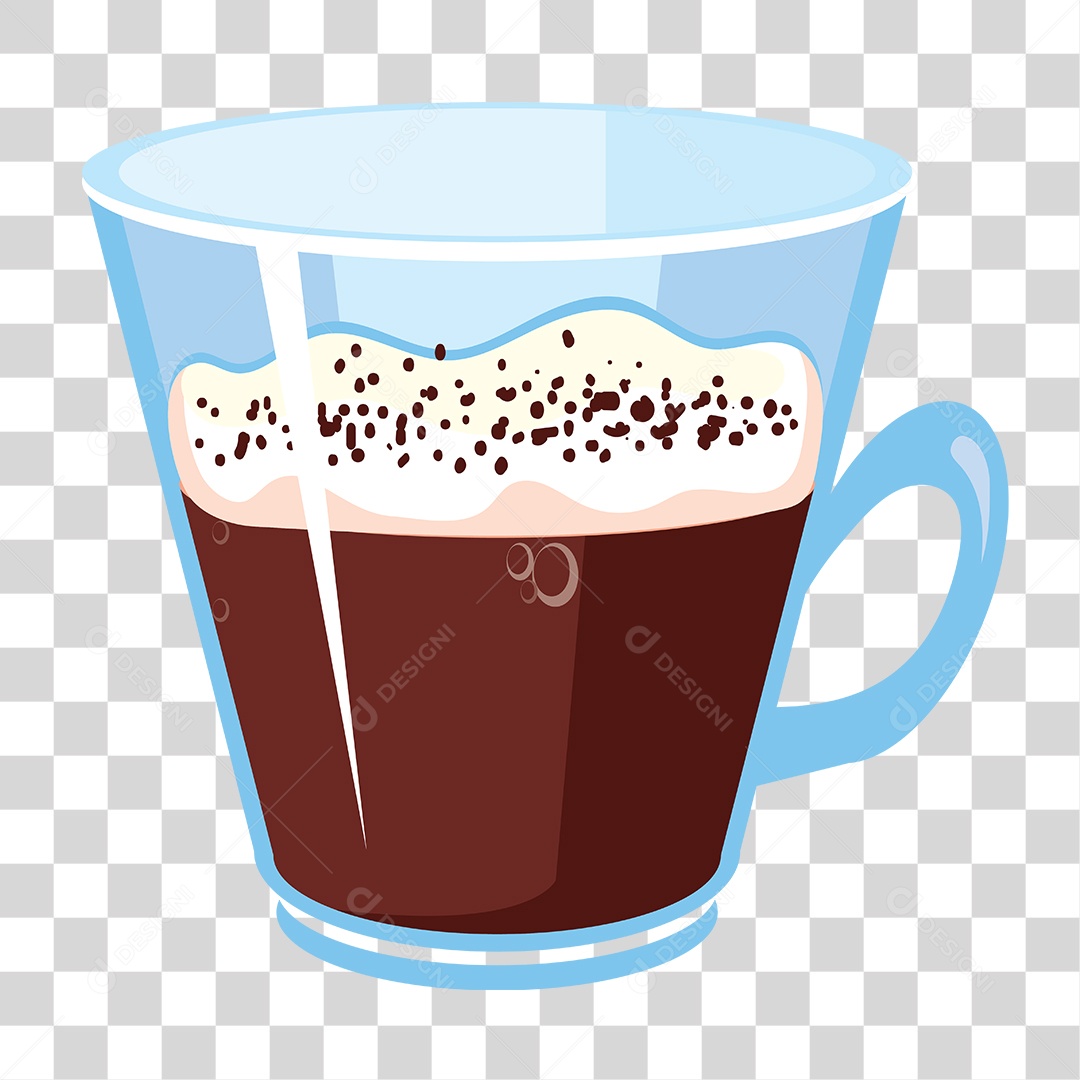 Desenho de Copo de Bebida PNG Transparente