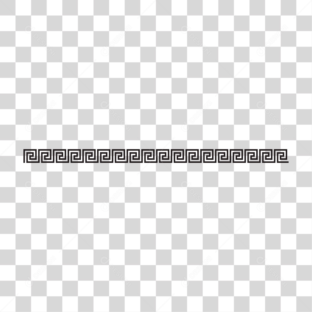 Arte do Ornamento do Meandro PNG Transparente