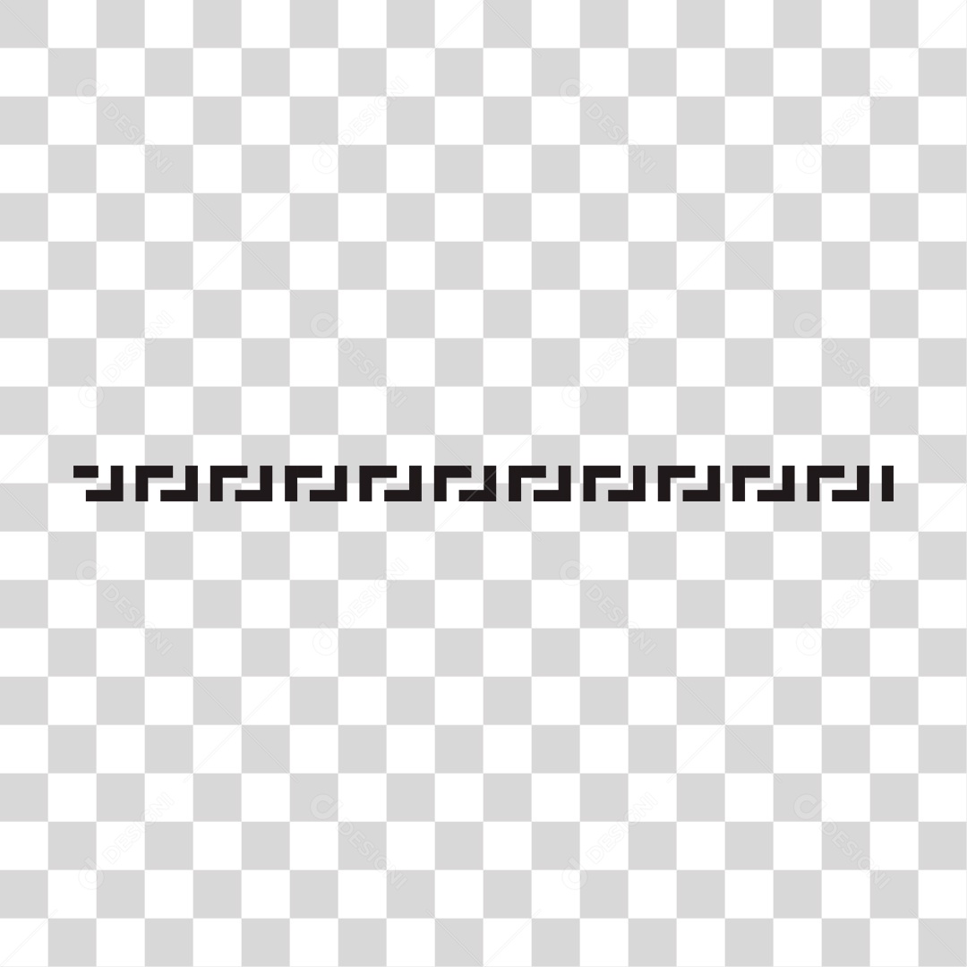 Desenho Linha de Borda Decorativa PNG Transparente