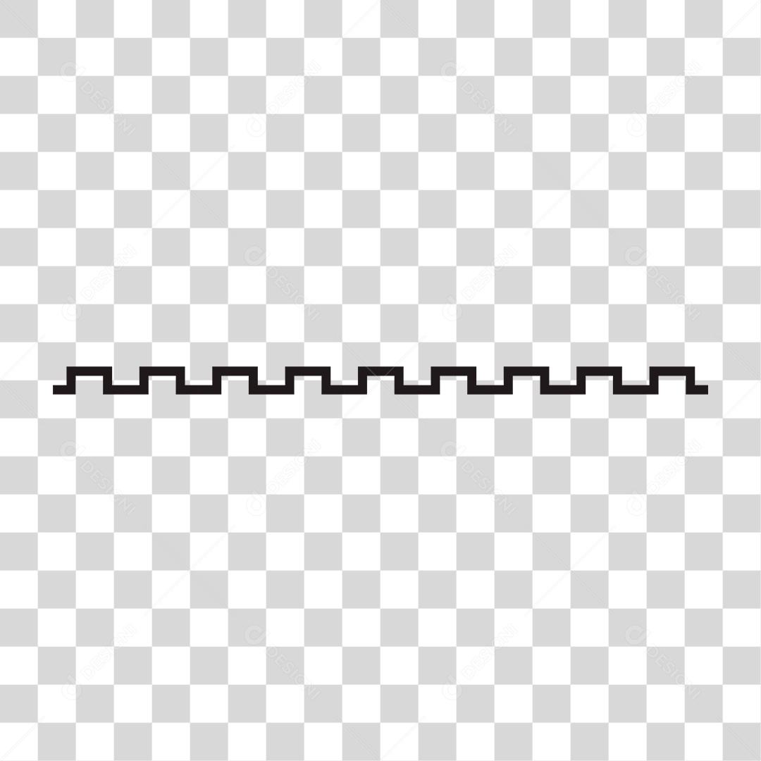 Desenho Linha de Borda Decorativa PNG Transparente