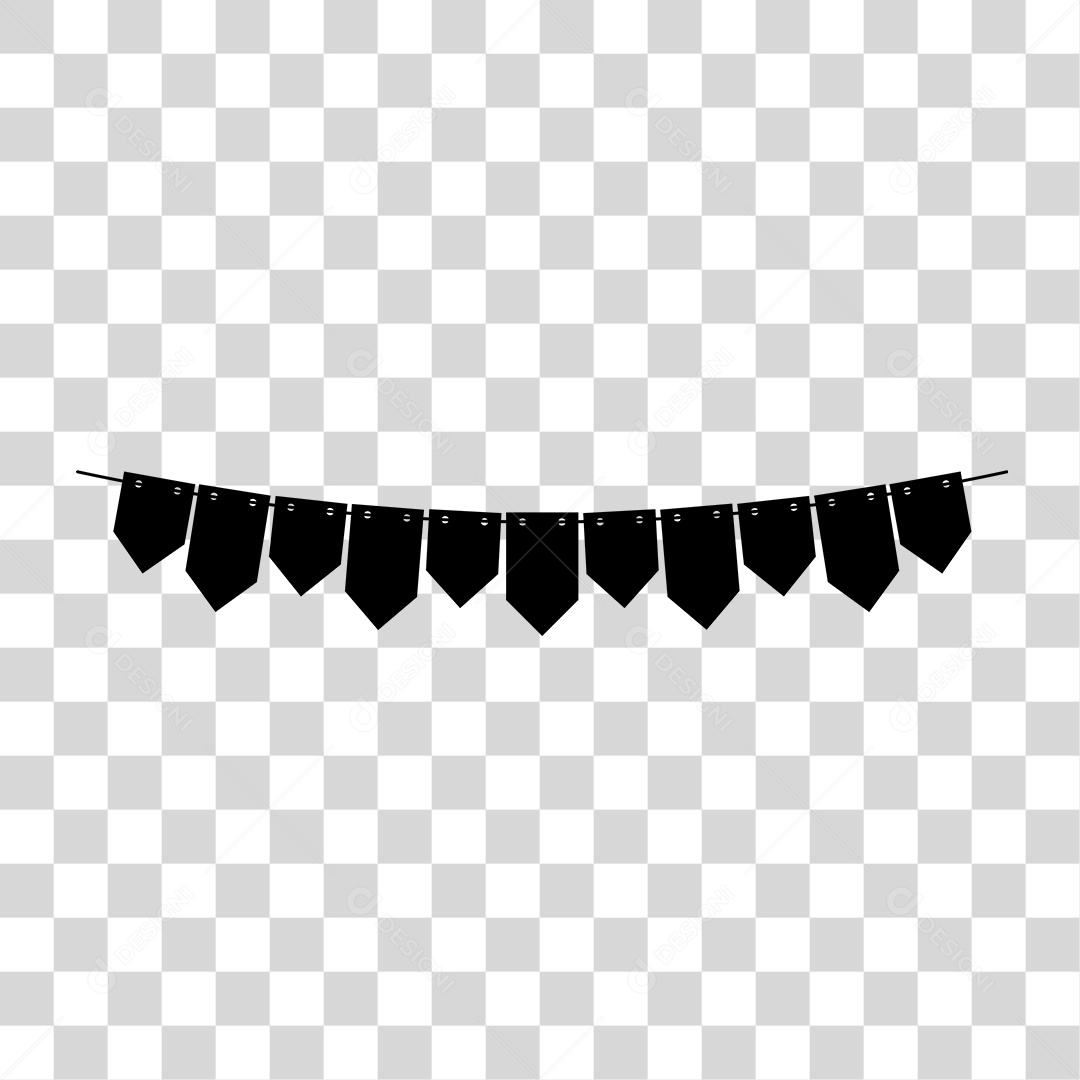 Bandeirinhas Petra em Vários Tamanhos PNG Transparente