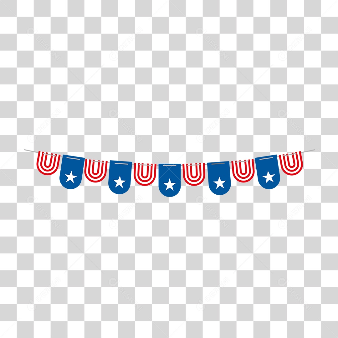Bandeirinha de Decoração PNG Transparente