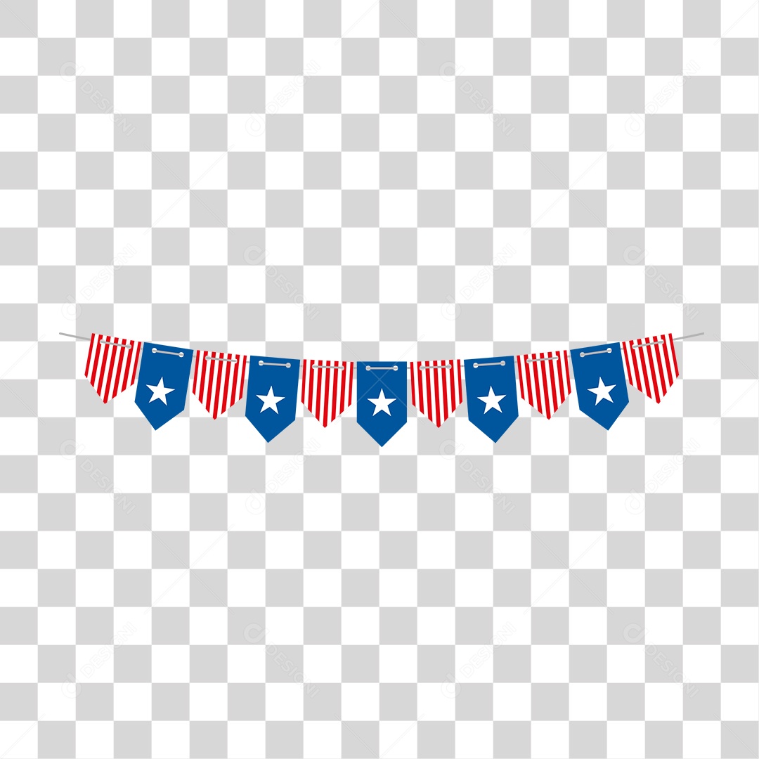 Bandeirinha de Decoração PNG Transparente