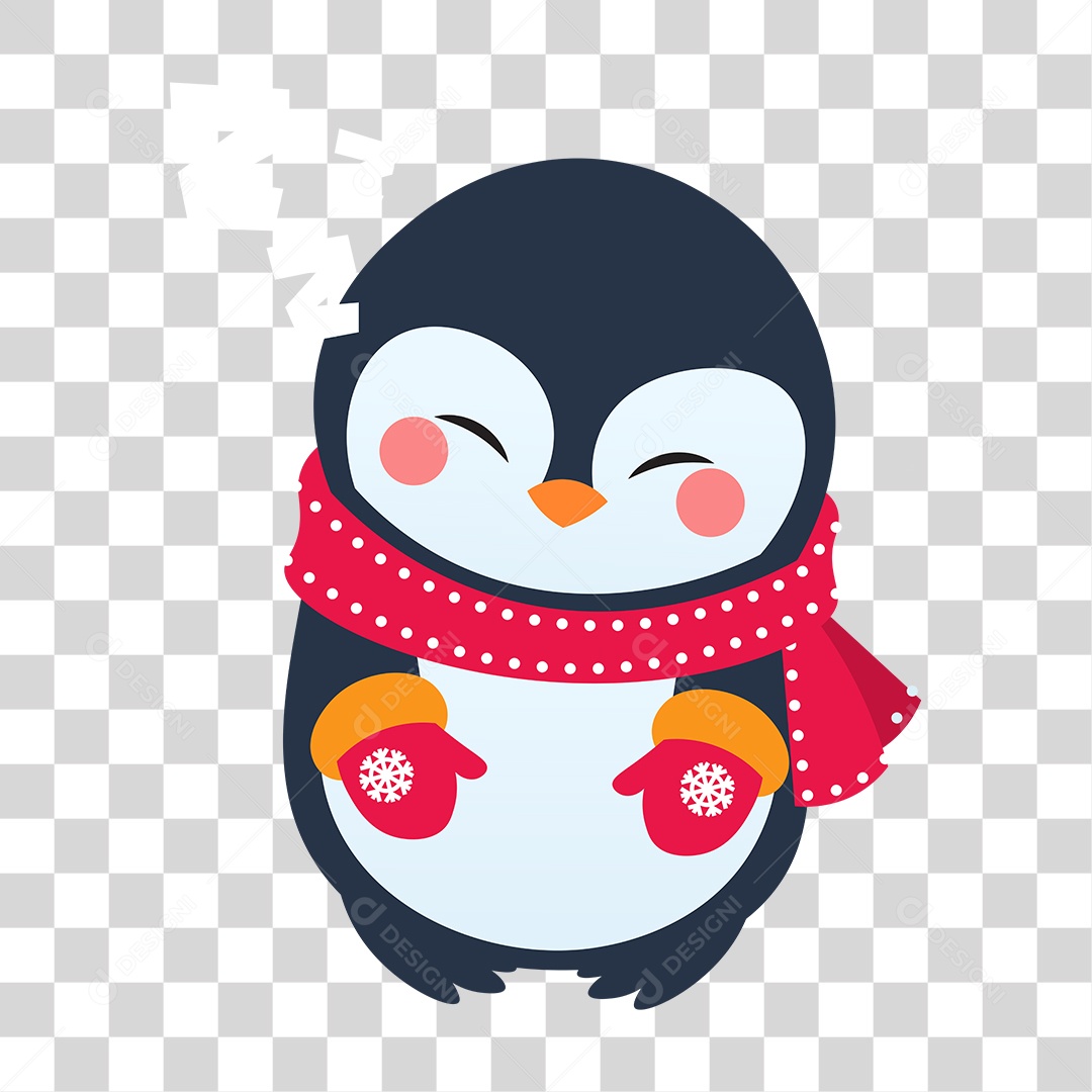 Desenho de Pinguim PNG Transparente