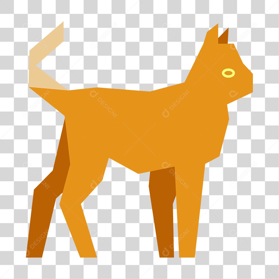 Desenho de Gato PNG Transparente
