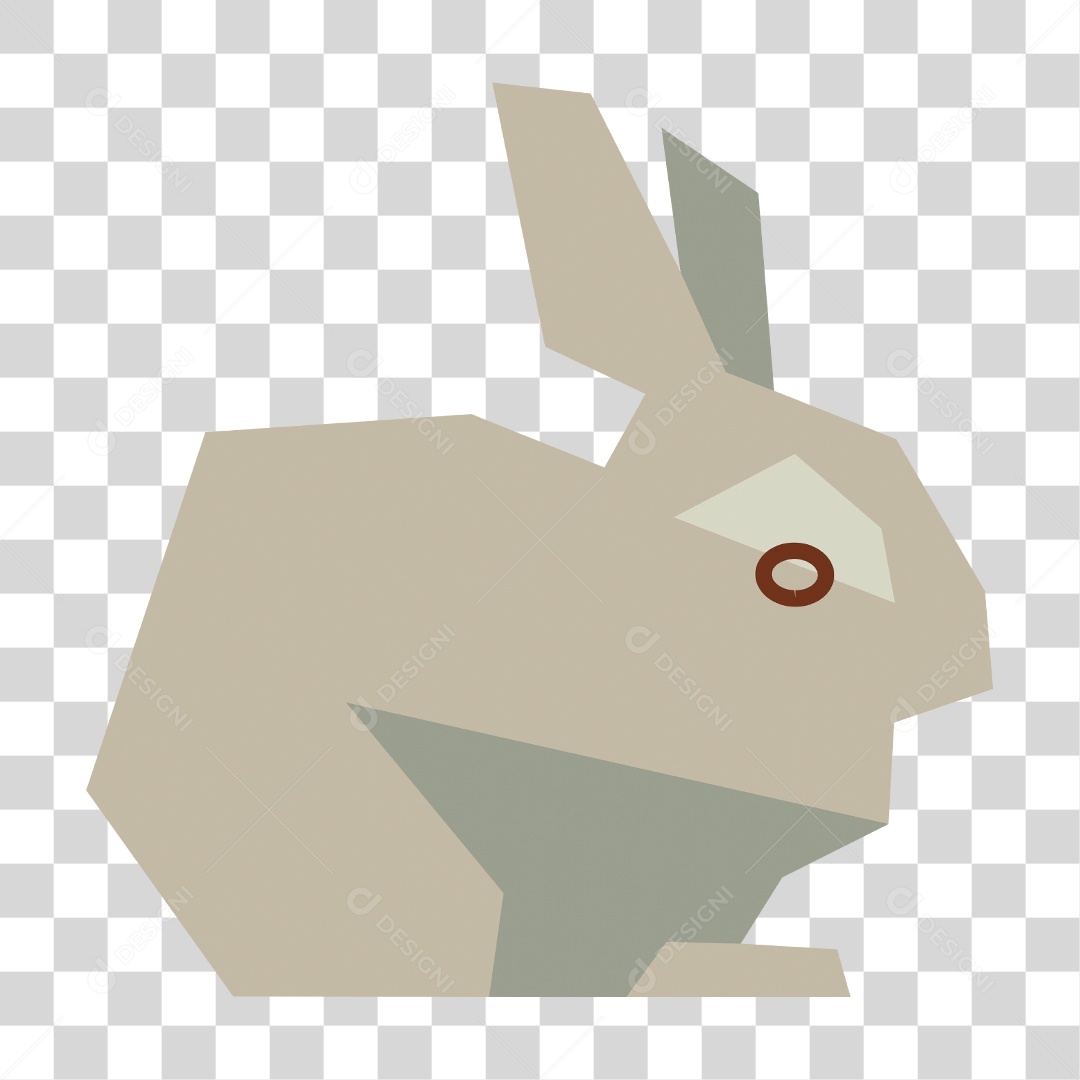 Desenho de Coelho PNG Transparente