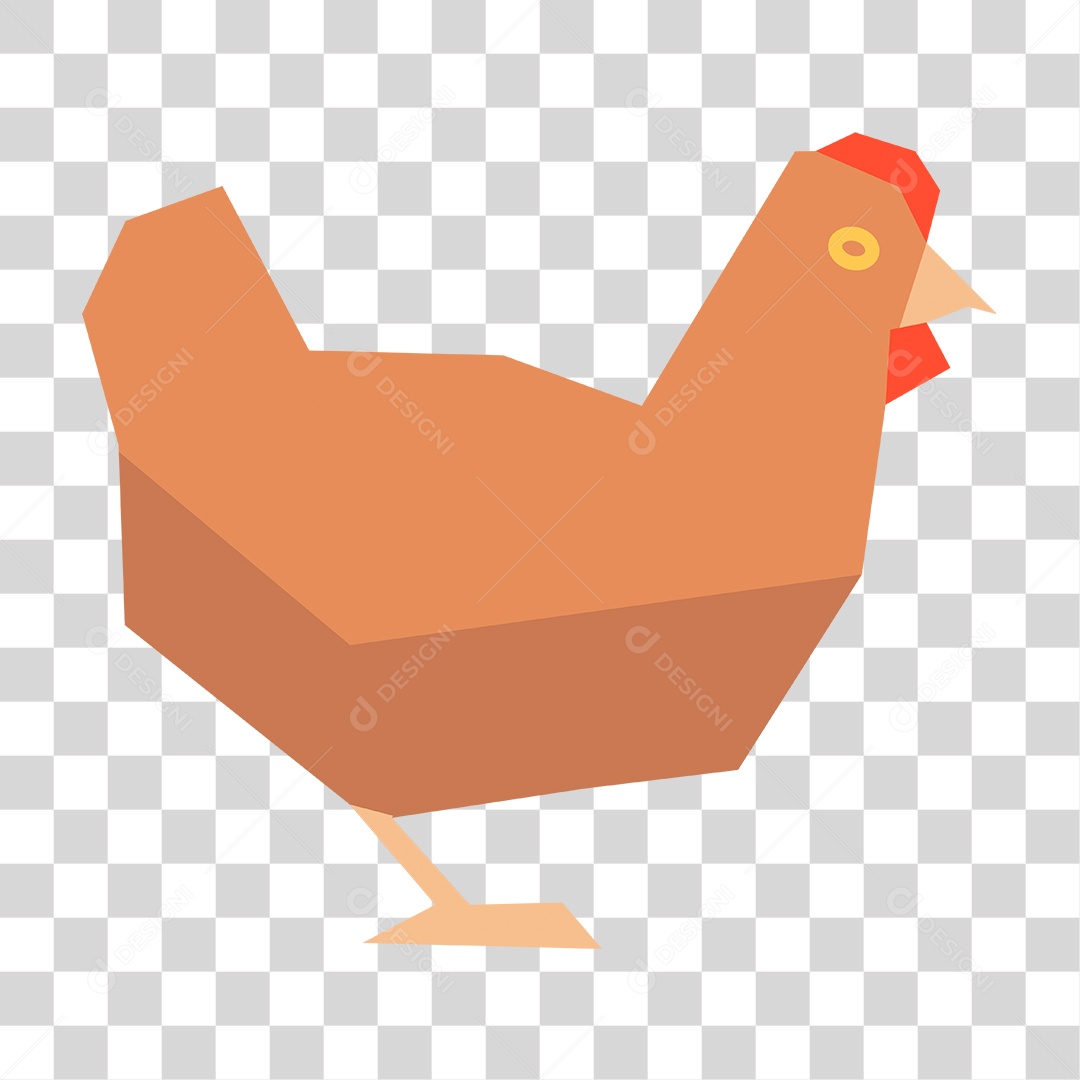 Desenho Galinha PNG Transparente