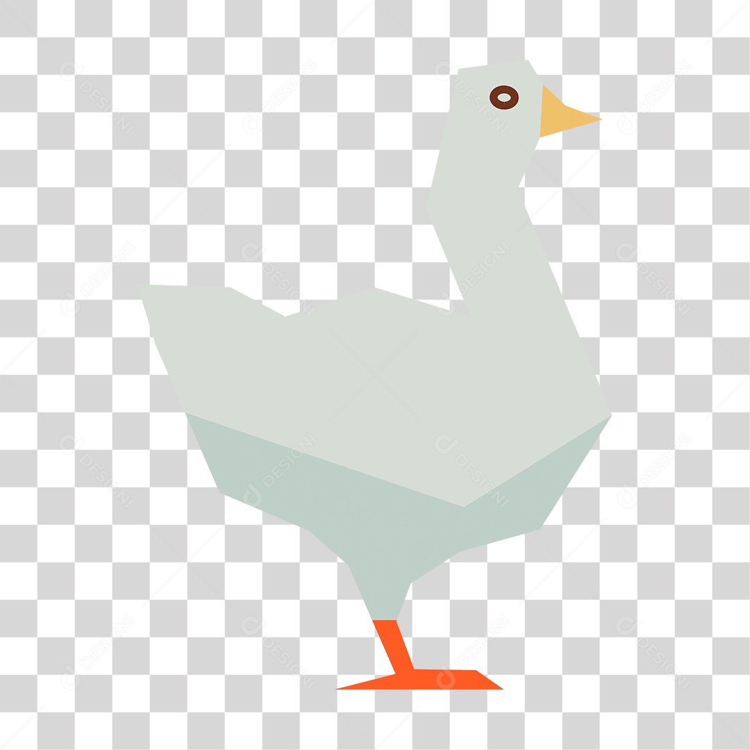 Desenho de Pato PNG Transparente
