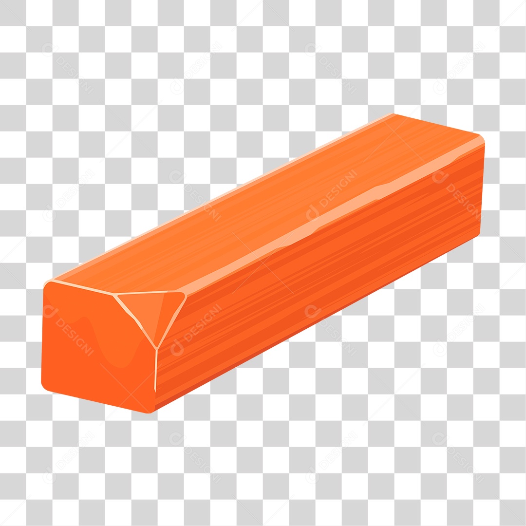 Objeto 3D Laranja PNG Transparente