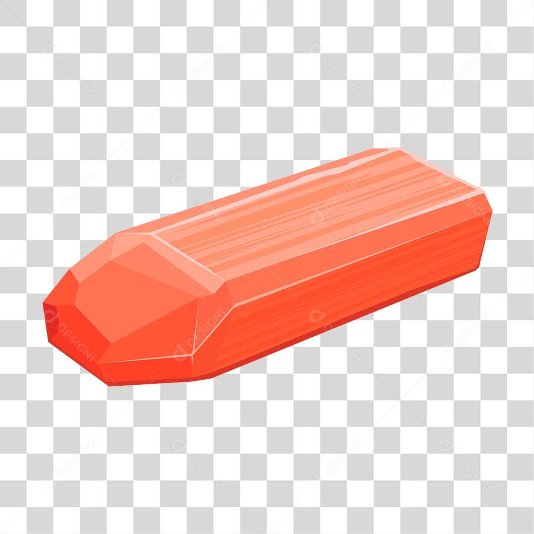 Objeto 3D Laranja PNG Transparente