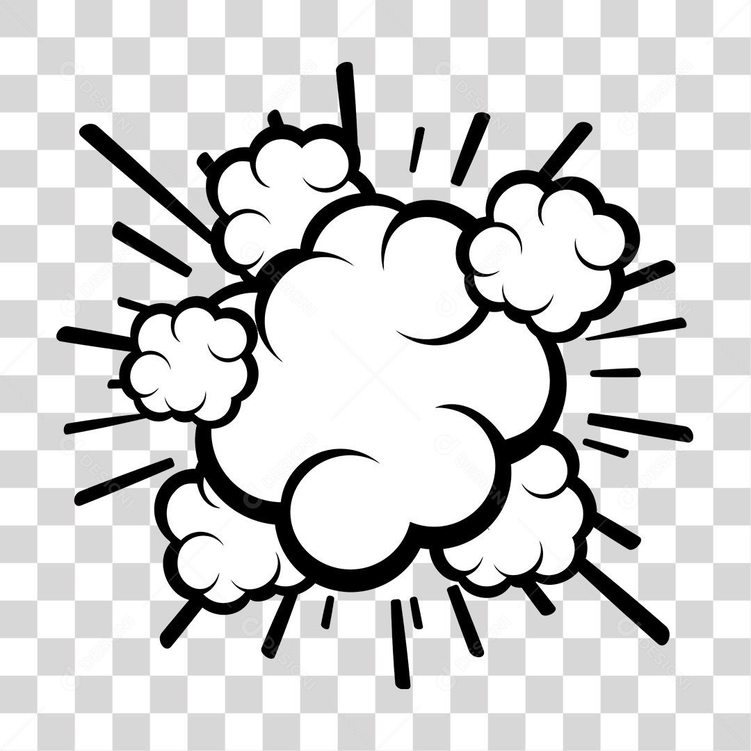 Desenho de Explosão PNG Transparente