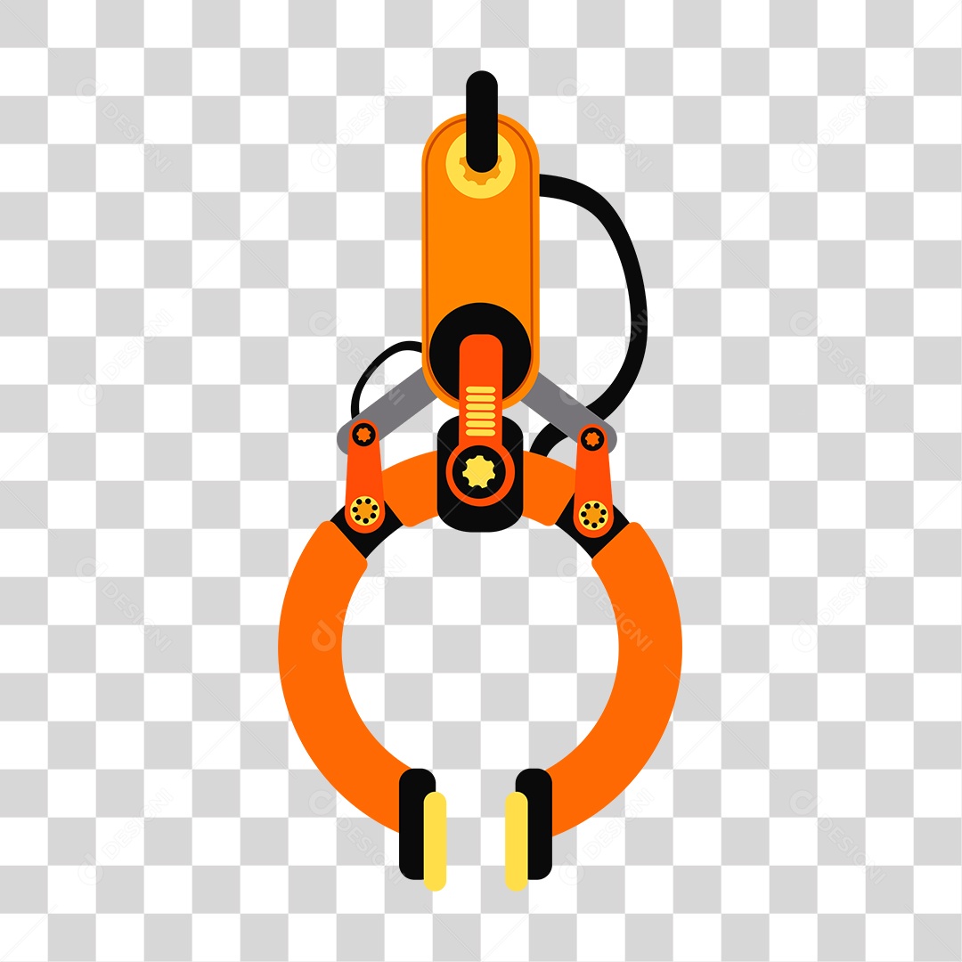 Desenho de Garra Robótica PNG Transparente