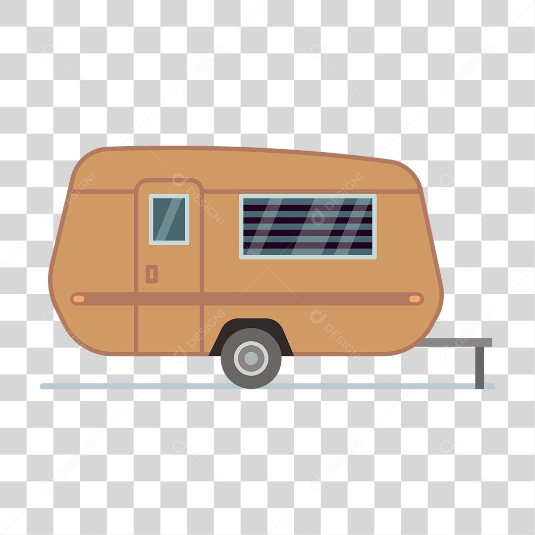 Desenho de Trailer PNG Transparente