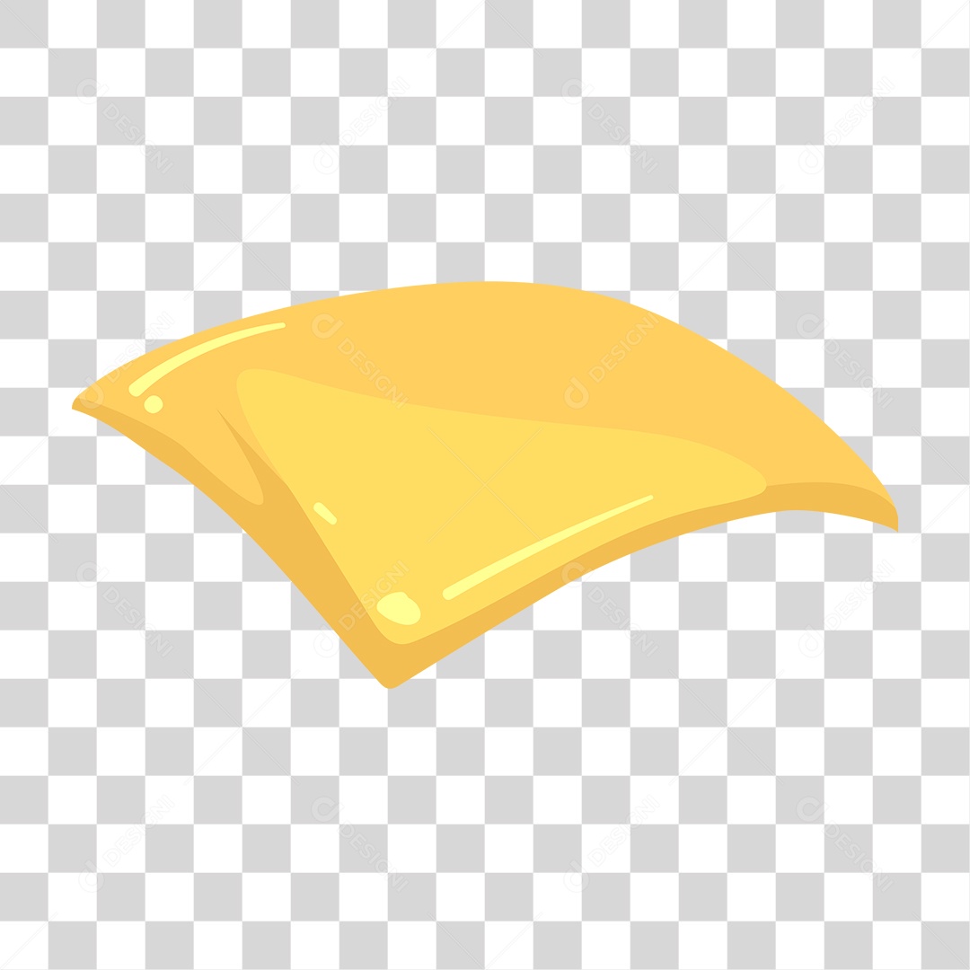 Desenho de Fatia de Queijo PNG Transparente