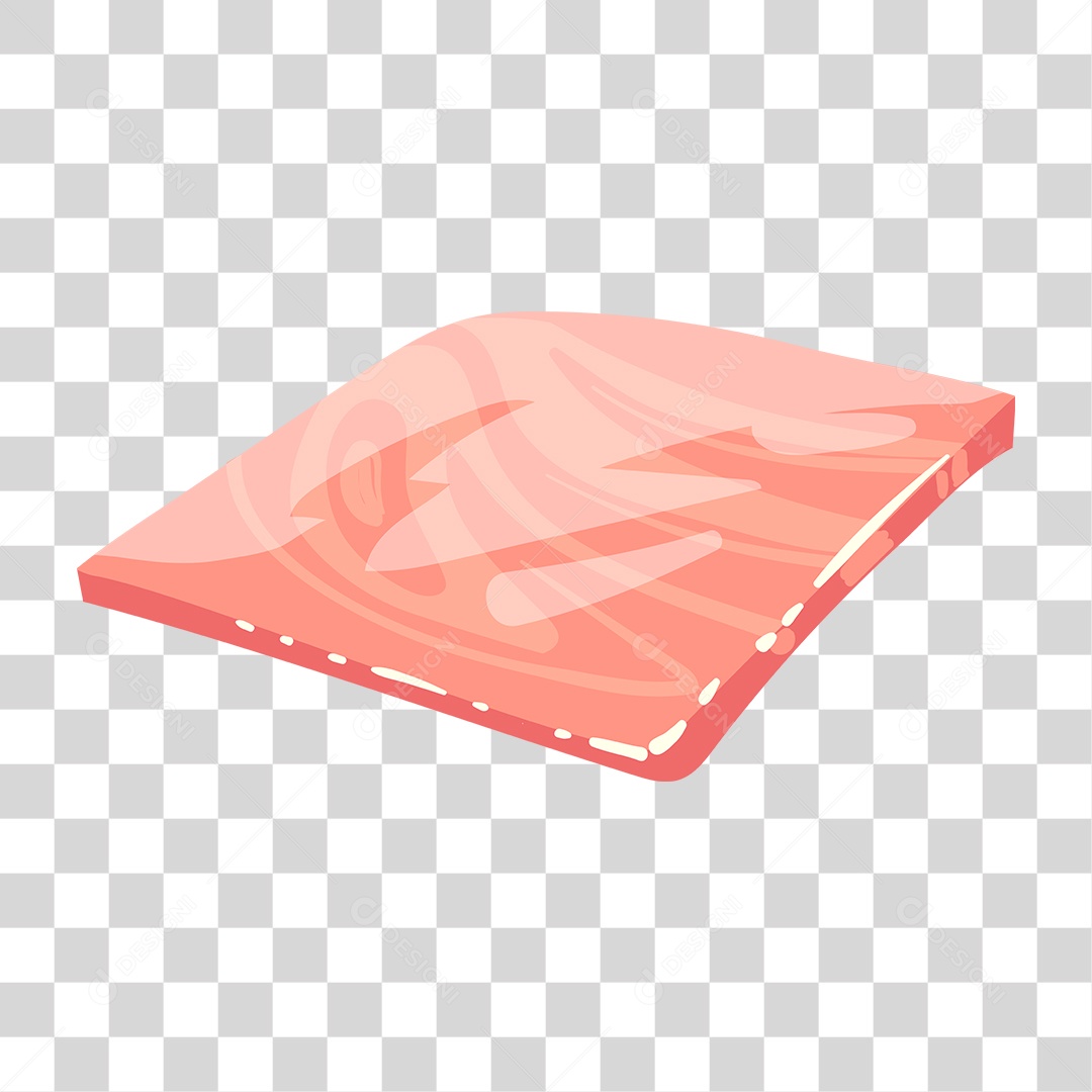 Desenho de Fatias de Presunto PNG Transparente