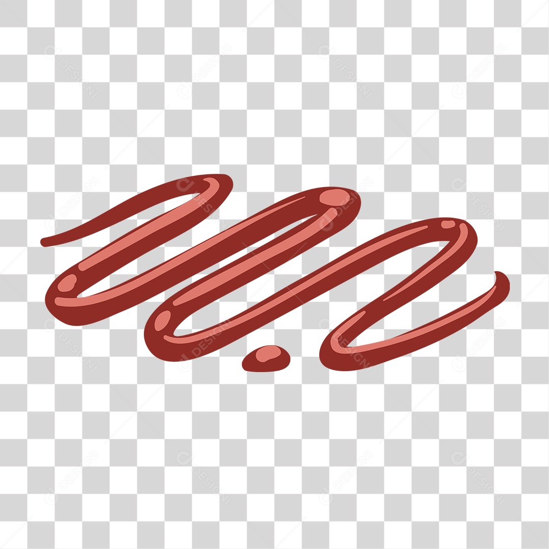 Desenho de Molho de Ketchup Derramado PNG Transparentes