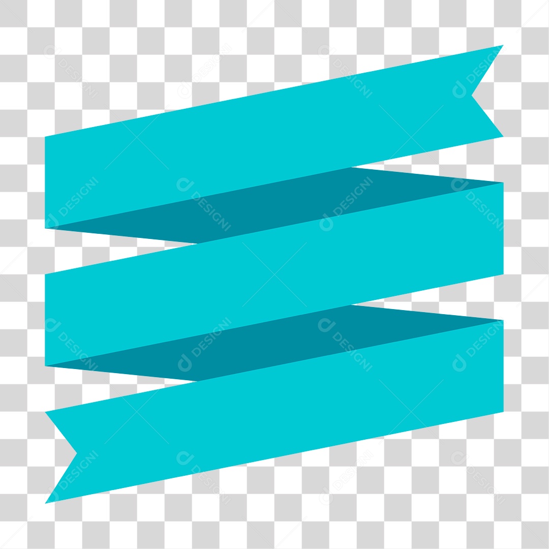 Fita Azul PNG Transparente