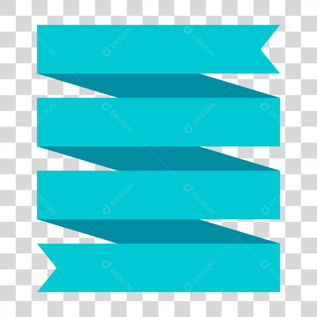 Fita Azul PNG Transparente