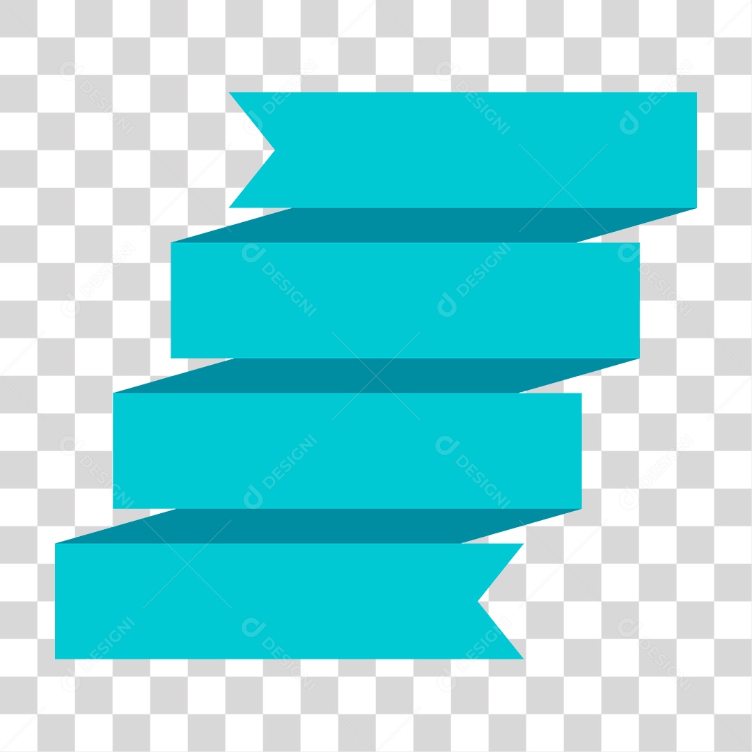 Fita Azul PNG Transparente