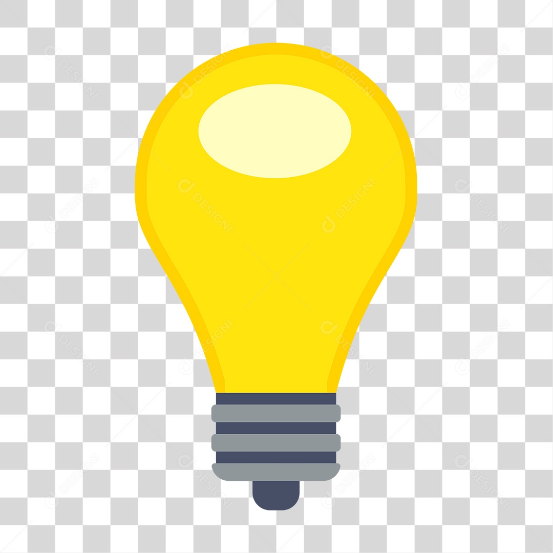 Desenho de Lâmpada Incandescente PNG Transparente