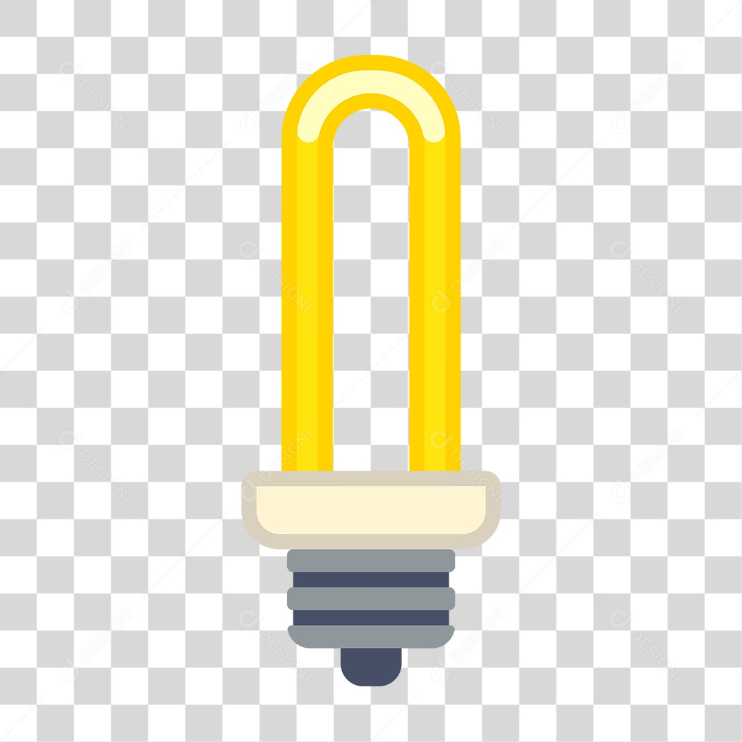 Desenho de Lâmpada Incandescente PNG Transparente