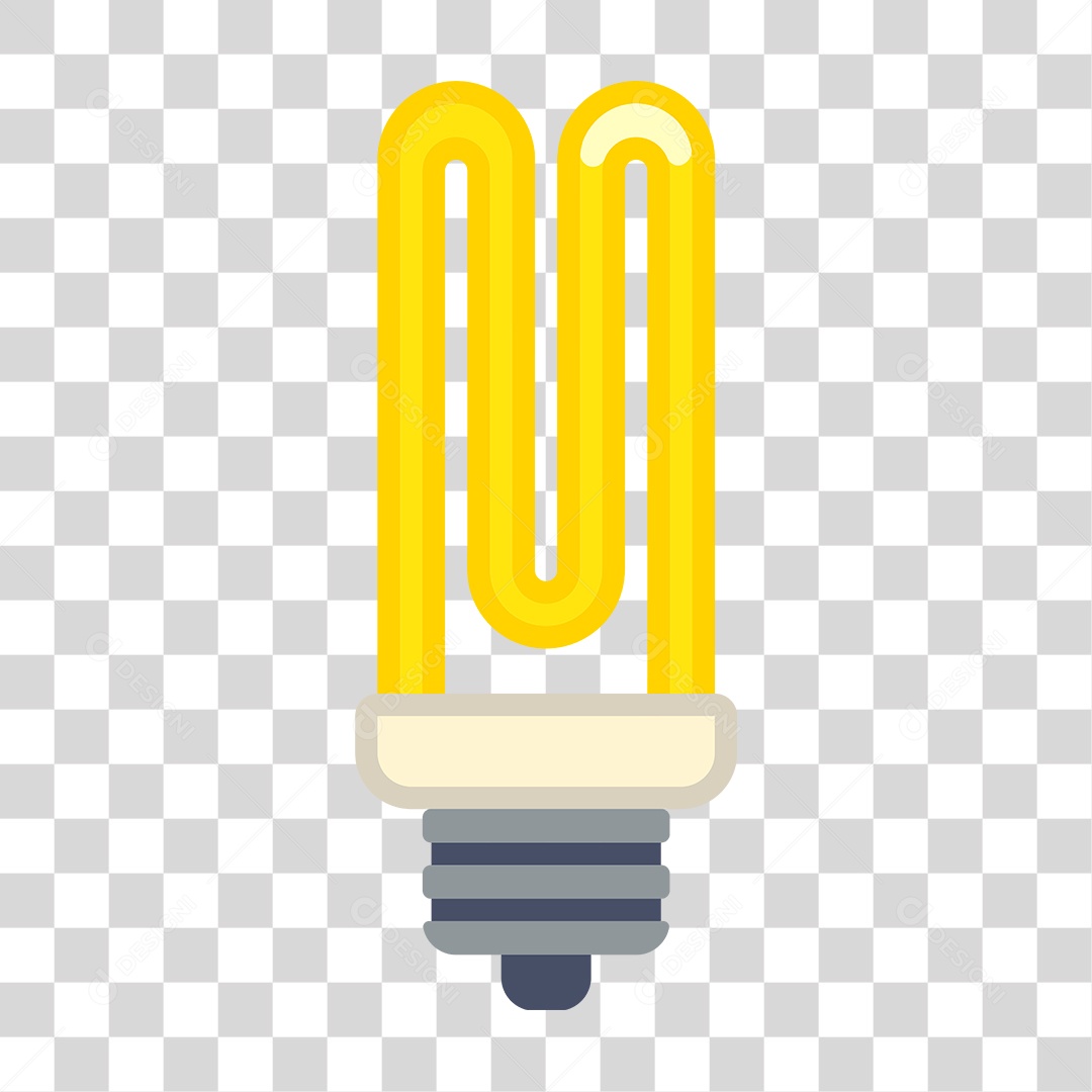 Desenho de Lâmpada Incandescente PNG Transparente