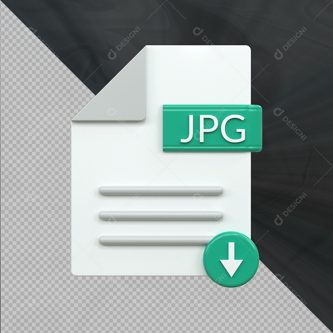 Formato de arquivo JPG Ilustração 3D PSD