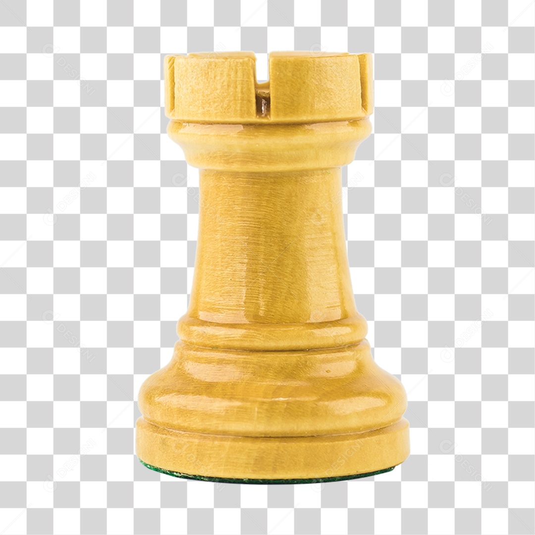 Objeto 3D Peças de Xadrez Para Composição PNG Transparente