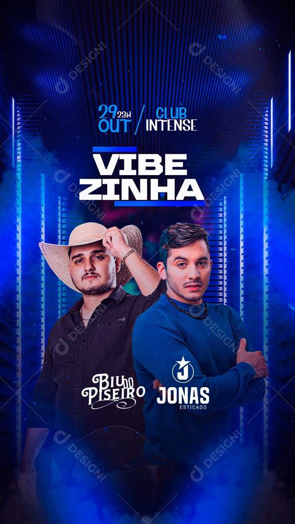 Flyer Vibezinha Biu Do Piseiro Social Media PSD Editável
