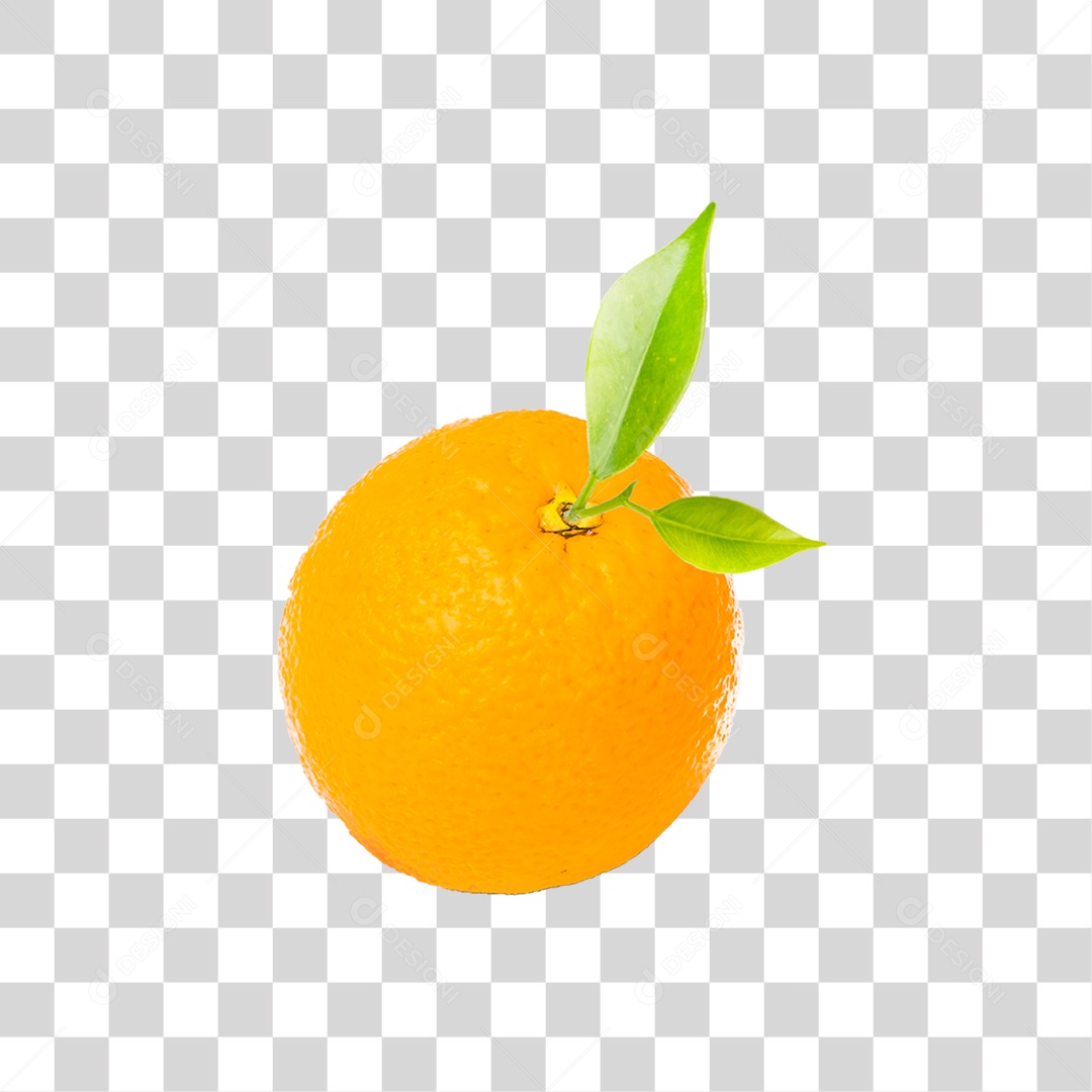 Elemento 3D Laranja Fatiada Para Composição PNG Transparente