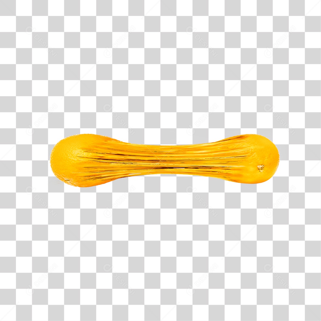 Elemento 3D Laranja Fatiada Para Composição PNG Transparente
