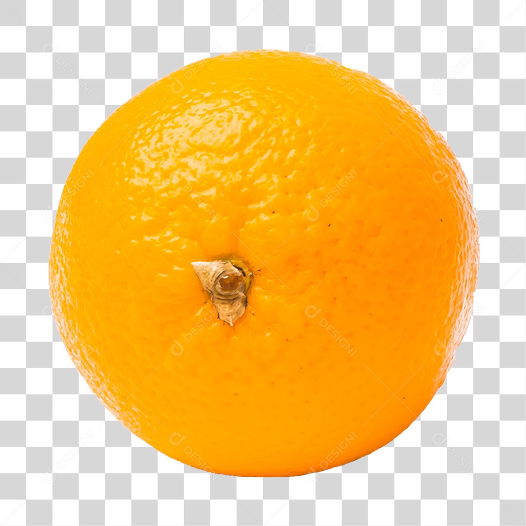 Elemento 3D Laranja Fatiada Para Composição PNG Transparente
