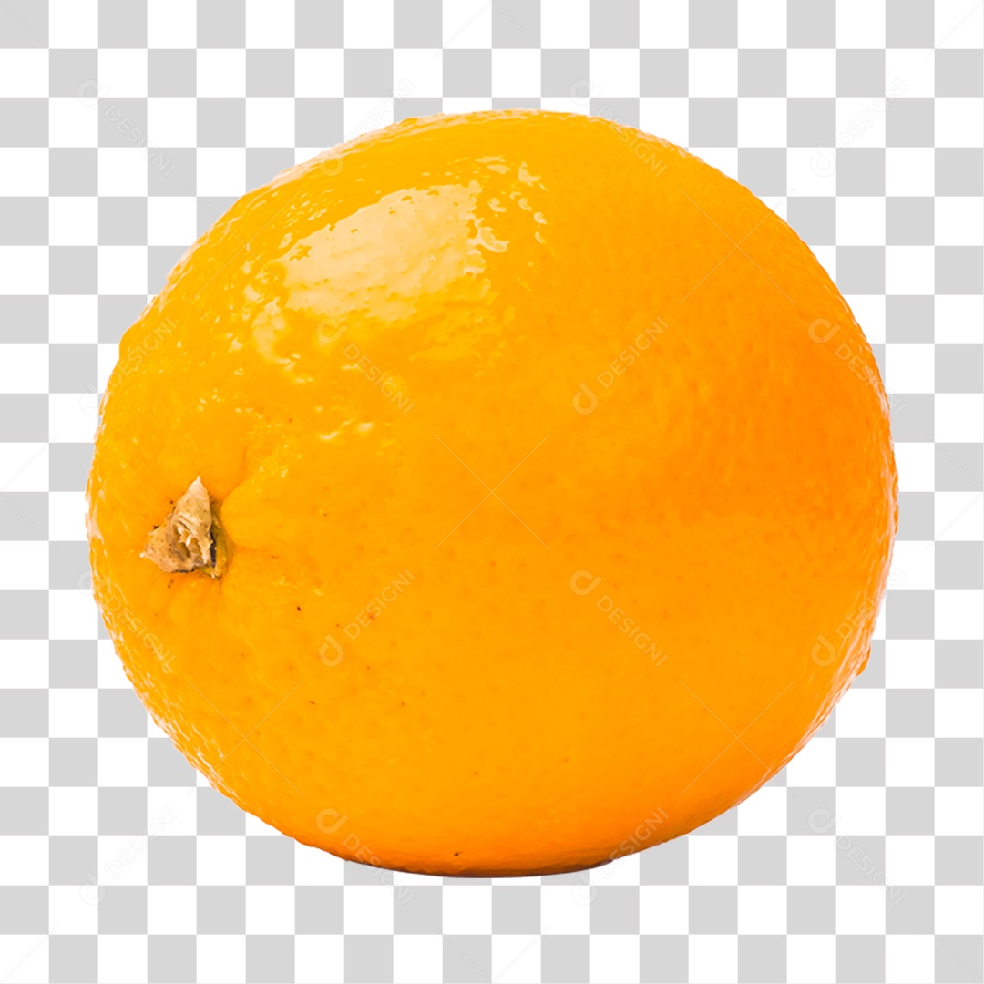 Elemento 3D Laranja Fatiada Para Composição PNG Transparente
