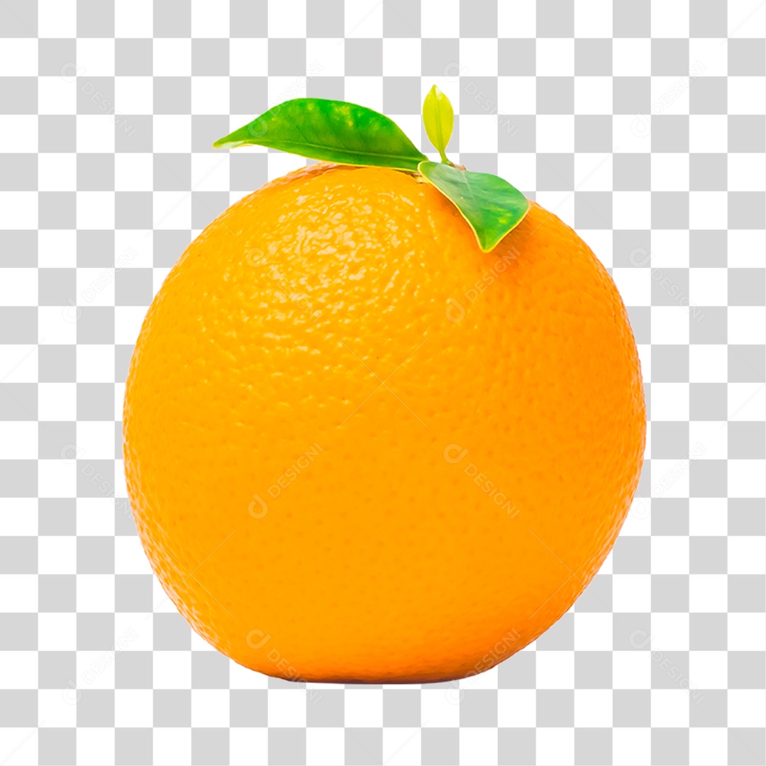 Elemento 3D Laranja Fatiada Para Composição PNG Transparente