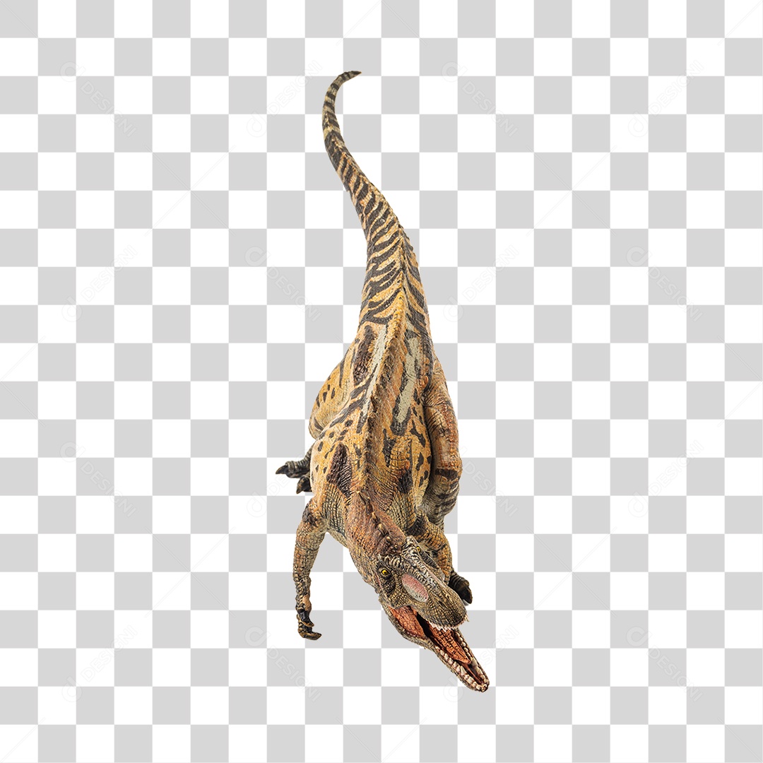 Objeto 3D Dinossauro Acrocanthosaurus Para Composição PNG Transparente