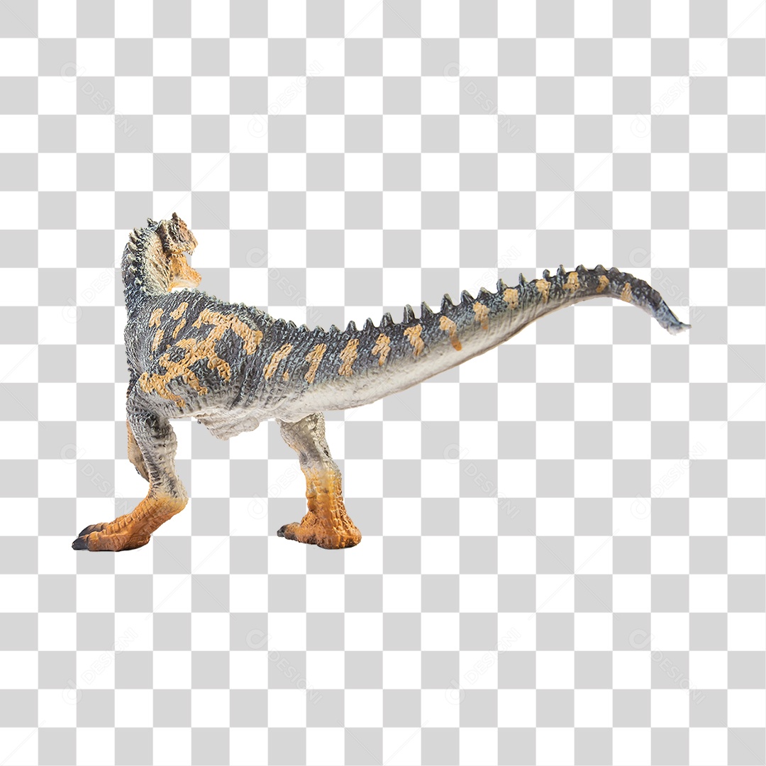 Objeto 3D Dinossauro Allosaurus Para Composição PNG Transparente