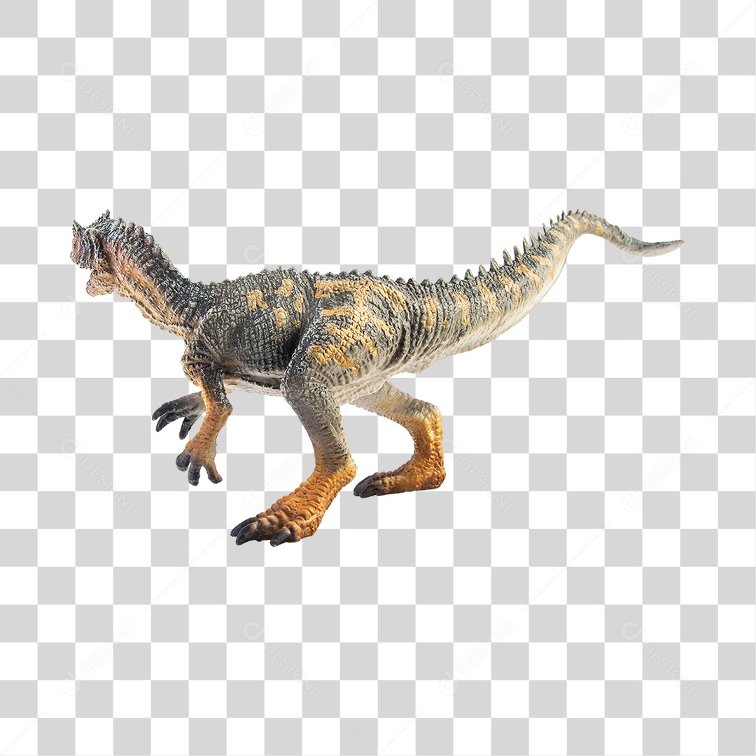 Objeto 3D Dinossauro Allosaurus Para Composição PNG Transparente