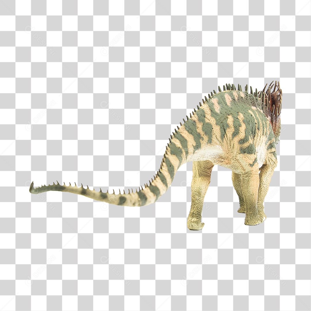 Objeto 3D Dinossauro Pré-Histórico Para Composição PNG Transparente
