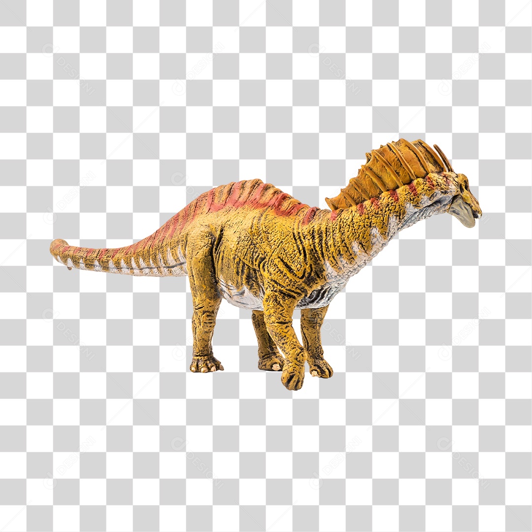 Objeto 3D Dinossauro Pré-Histórico Para Composição PNG Transparente
